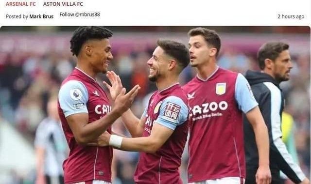  沃特金斯读秒绝平维拉主场憾平曼城显斗志